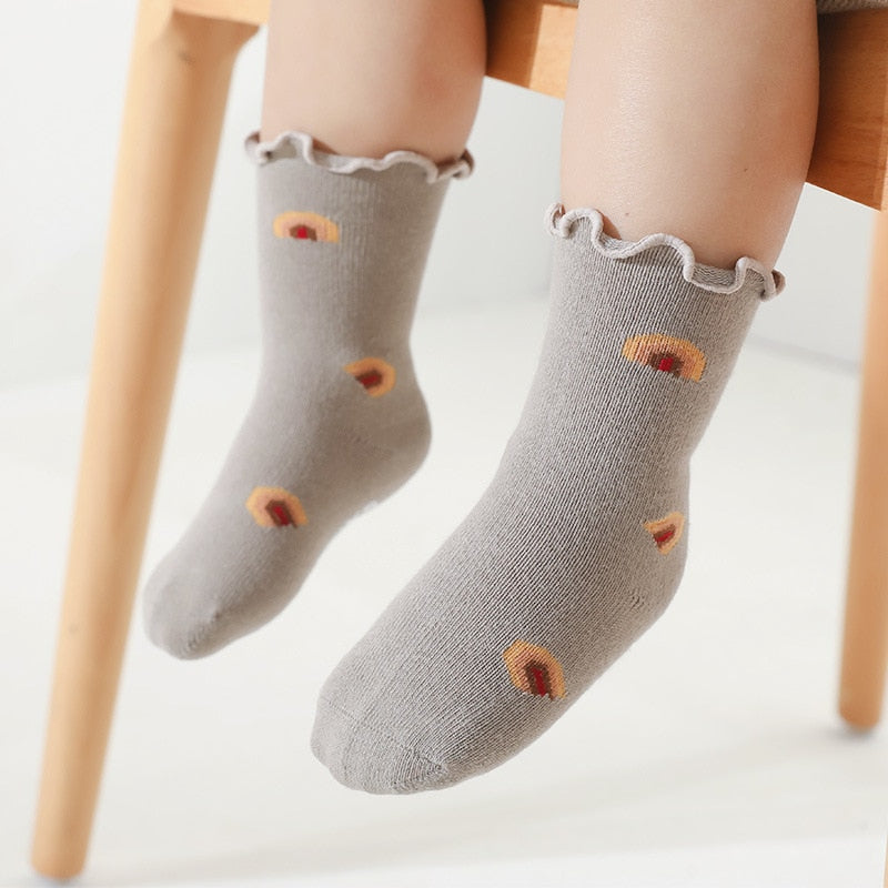 Dainty Print Anti Slip Baby Socks