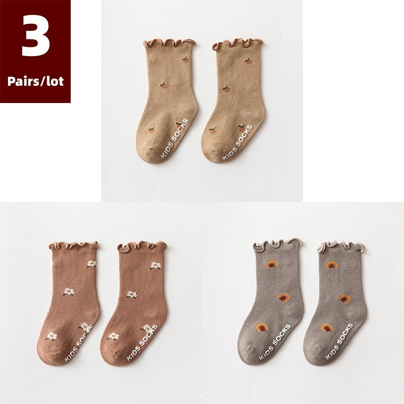 Dainty Print Anti Slip Baby Socks