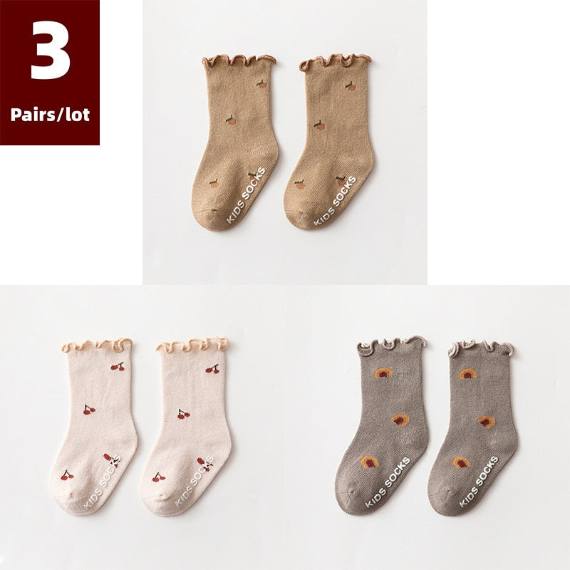 Dainty Print Anti Slip Baby Socks