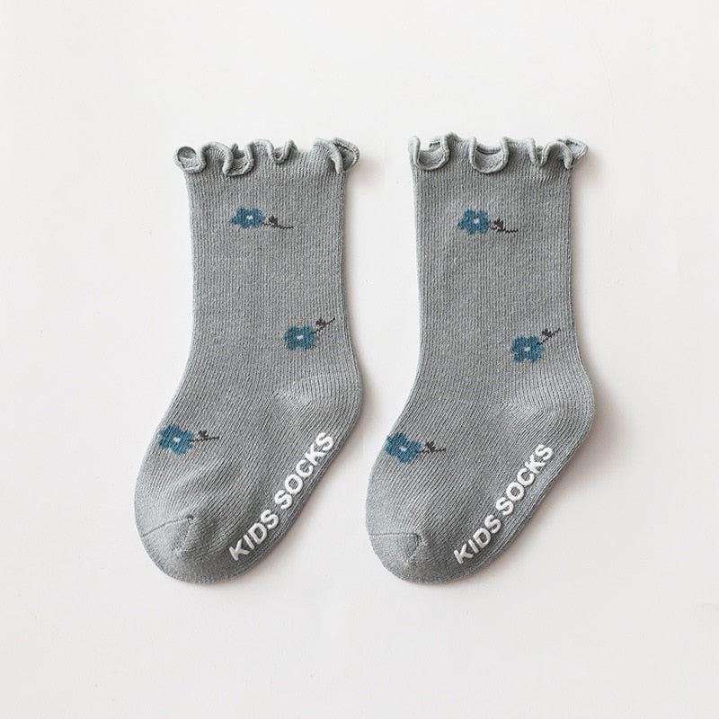 Dainty Print Anti Slip Baby Socks