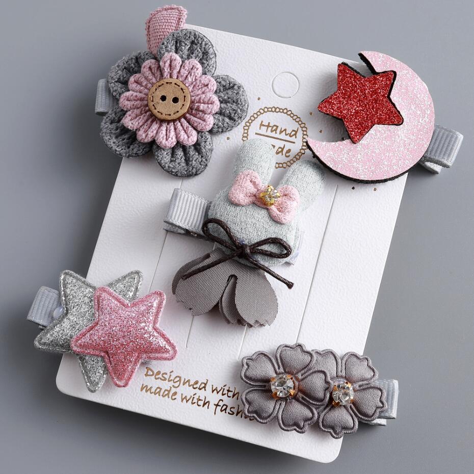 5pcs Kids Hairclips