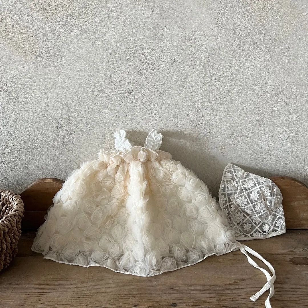 Summer Baby Flower Ball Gown Dress
